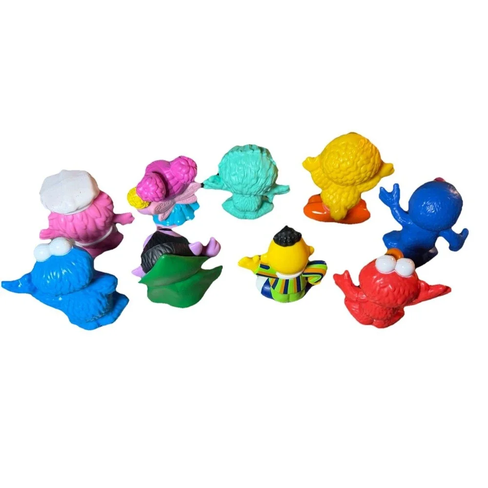 Lot Of 9 Sesame Street Hasbro Workshop 3